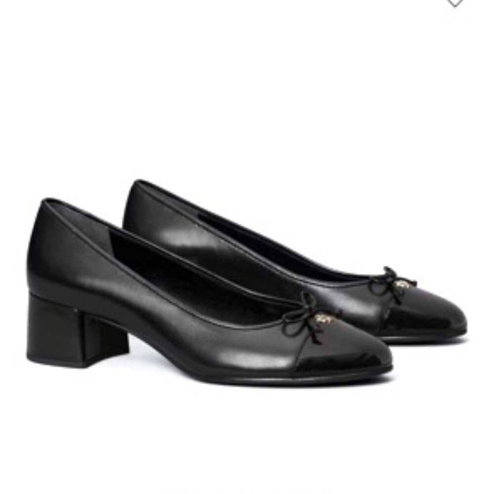Tory Burch Black Pumps With Block Heel